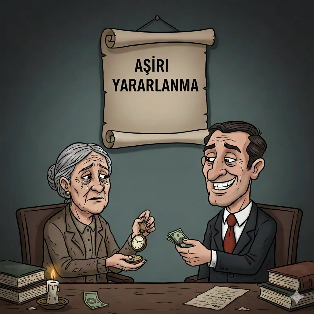 ⚖️ Borçlar Hukukunda Aşırı Yararlanma (Gabin) Nedir? (TBK m. 28)